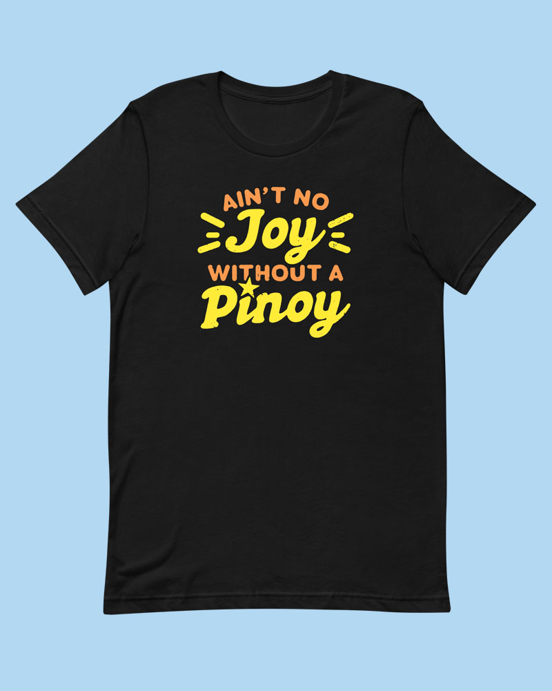 Black t-shirt product photo