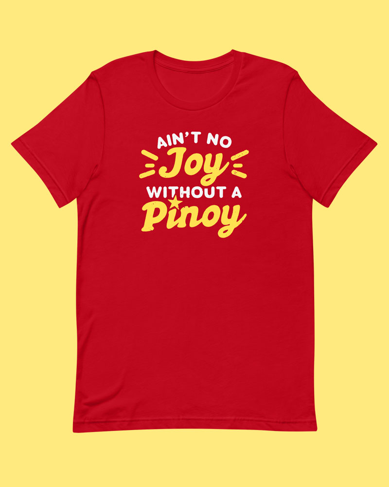 Red t-shirt product photo