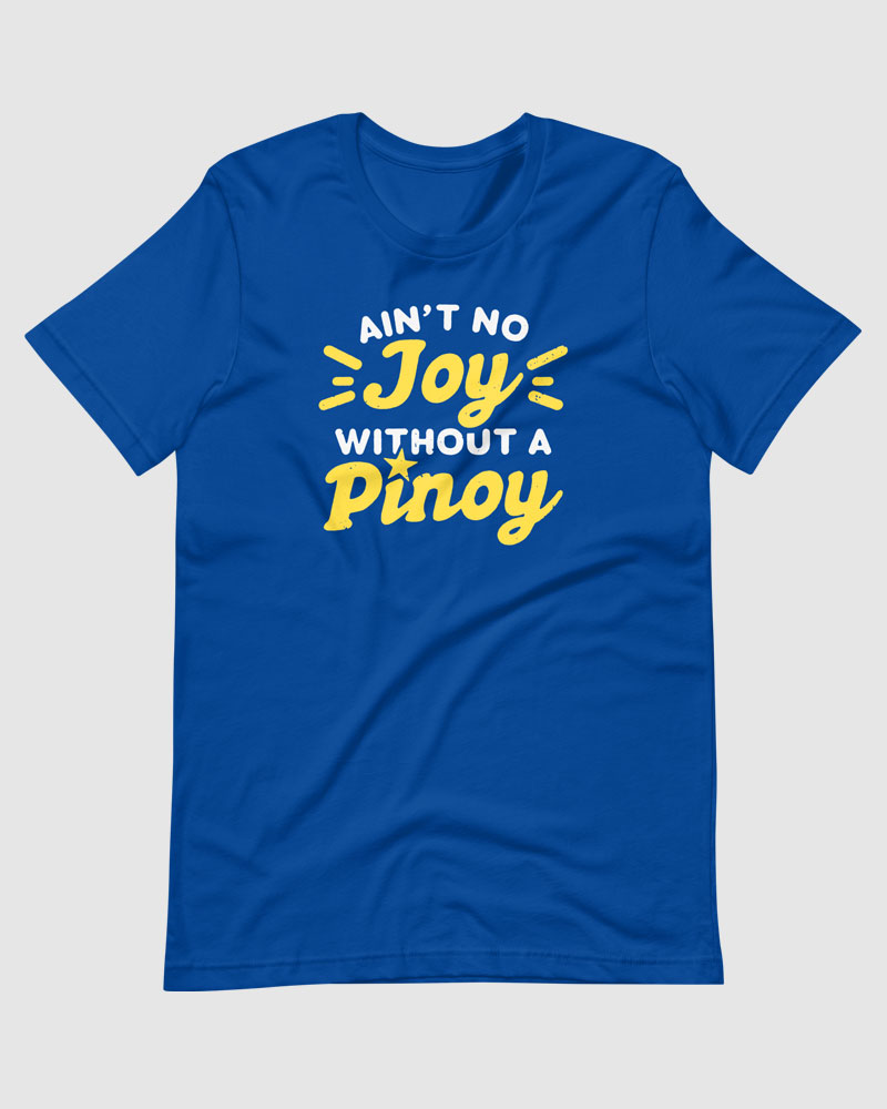 Blue t-shirt product photo