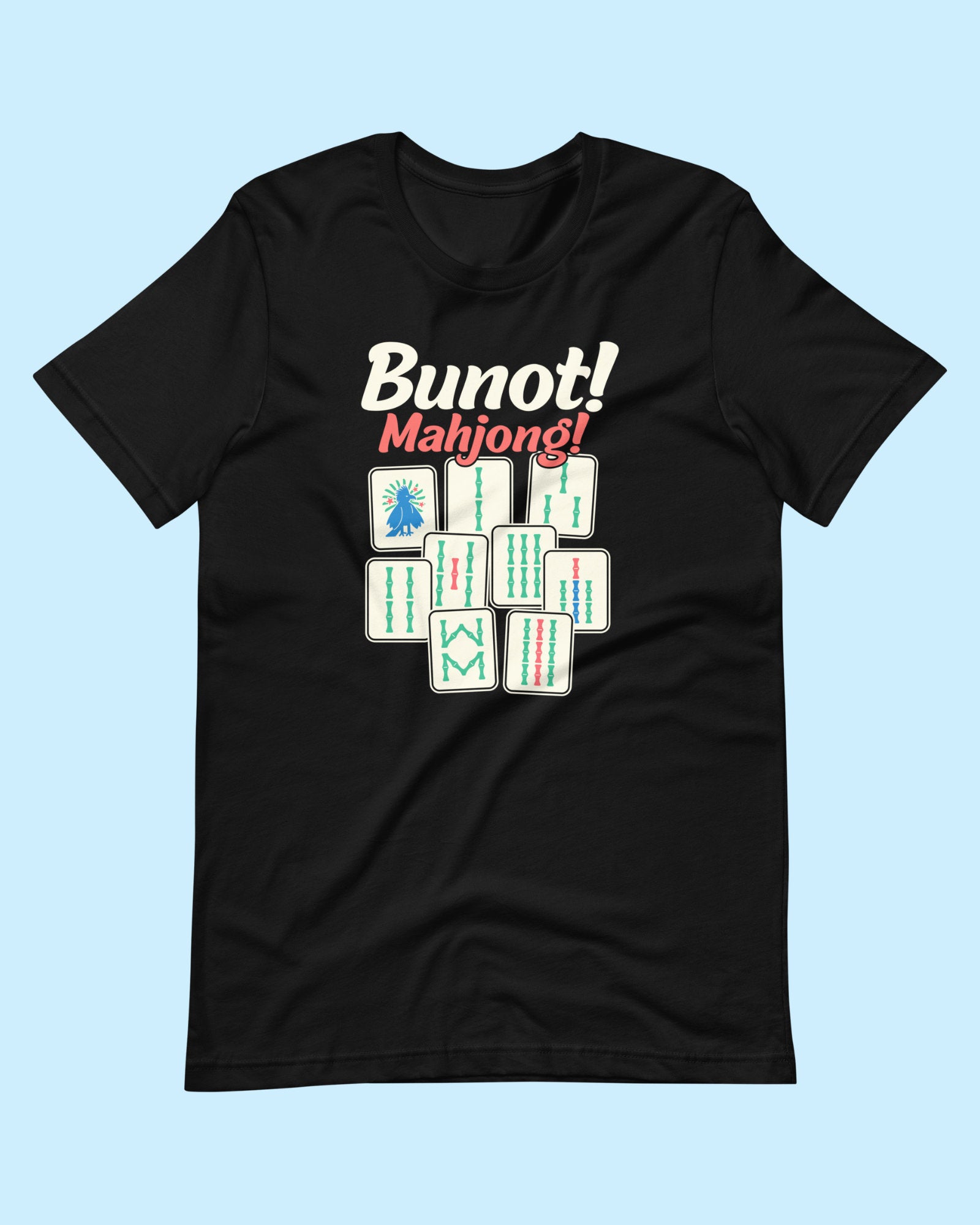 Black t-shirt with sticks design product photo