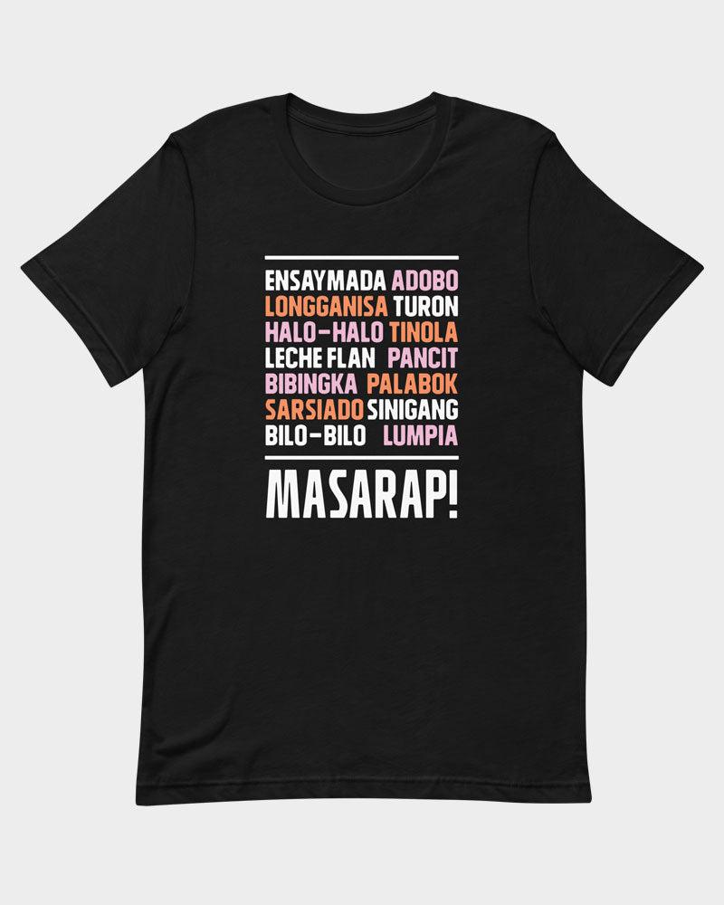 Black t-shirt product photo