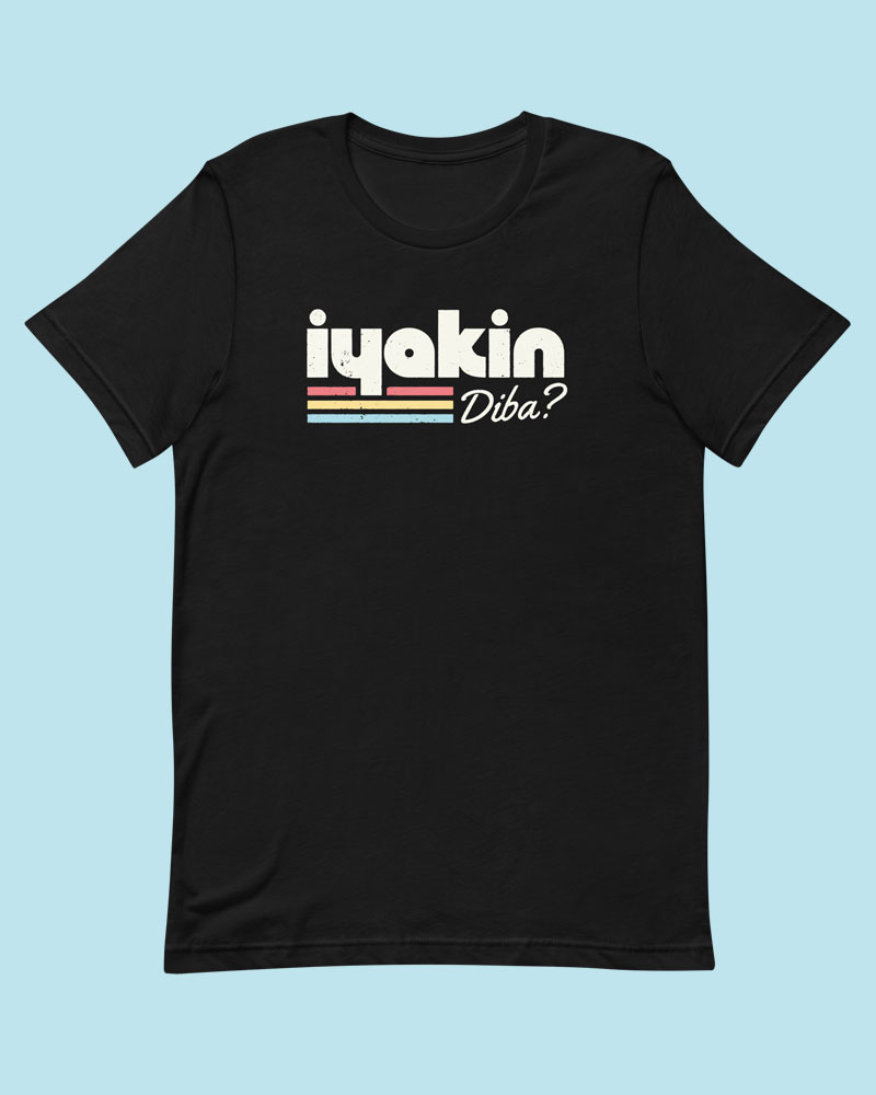 Black t-shirt product photo