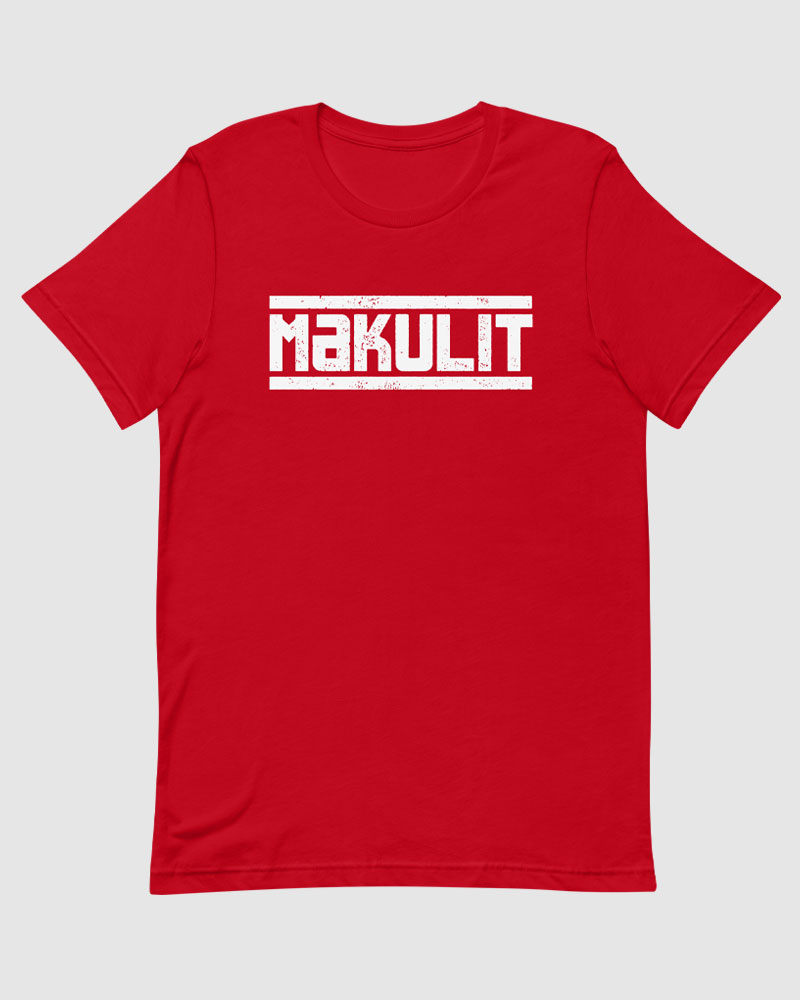 Red t-shirt product photo