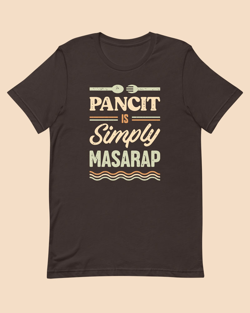 Brown t-shirt product photo