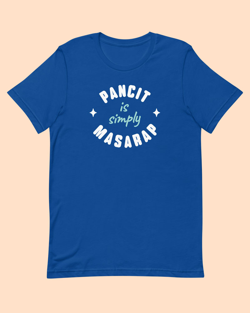 Blue t-shirt product photo