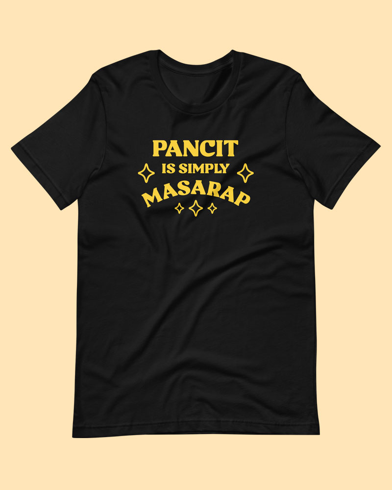 Black t-shirt product photo