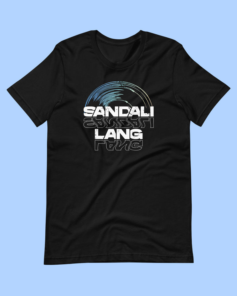 Black t-shirt product photo