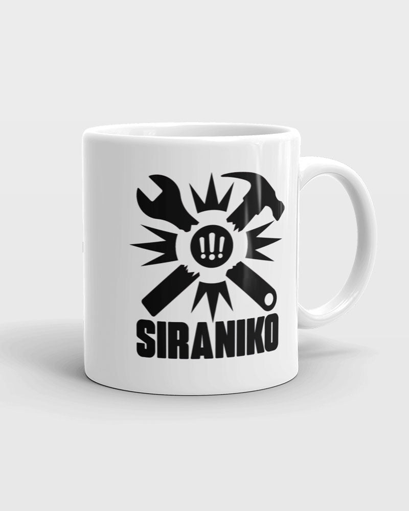 11 oz mug with black design