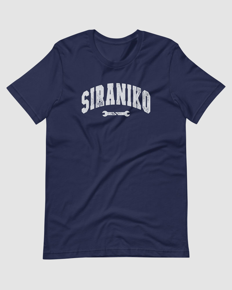 Navy blue t-shirt product photo