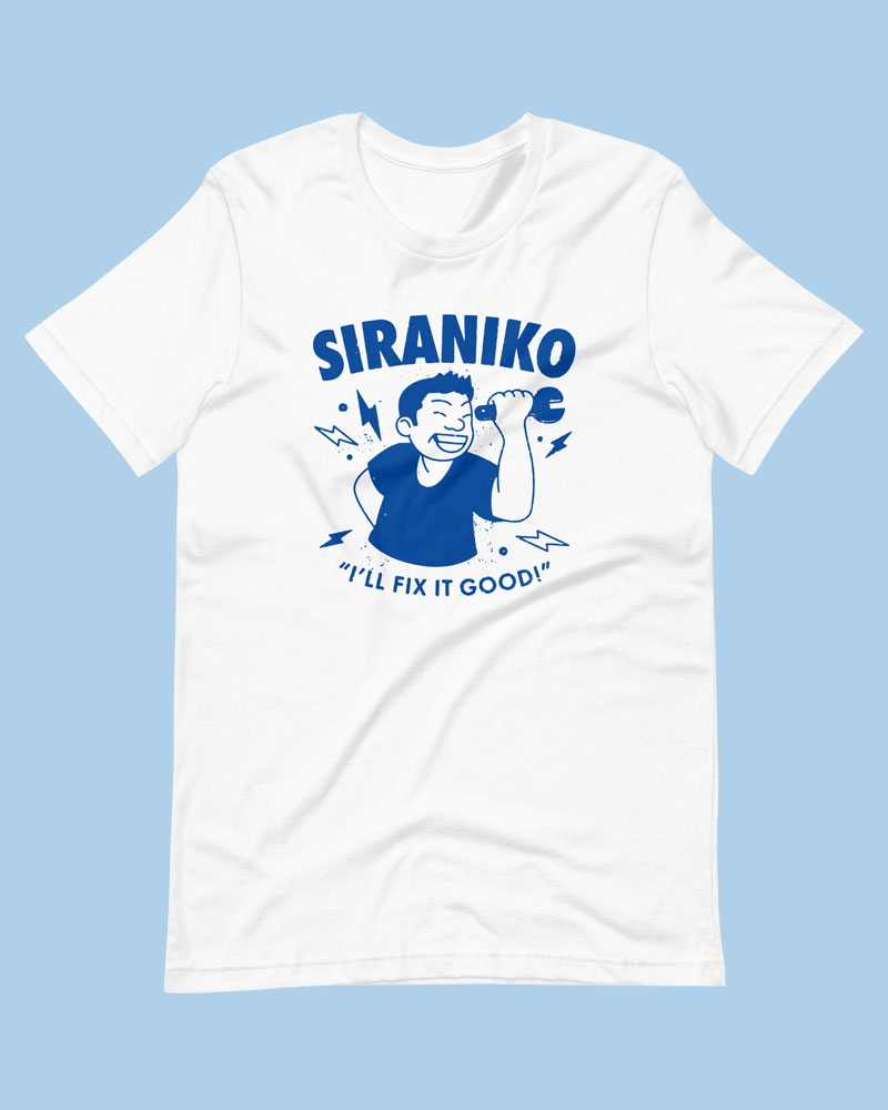 White t-shirt product photo