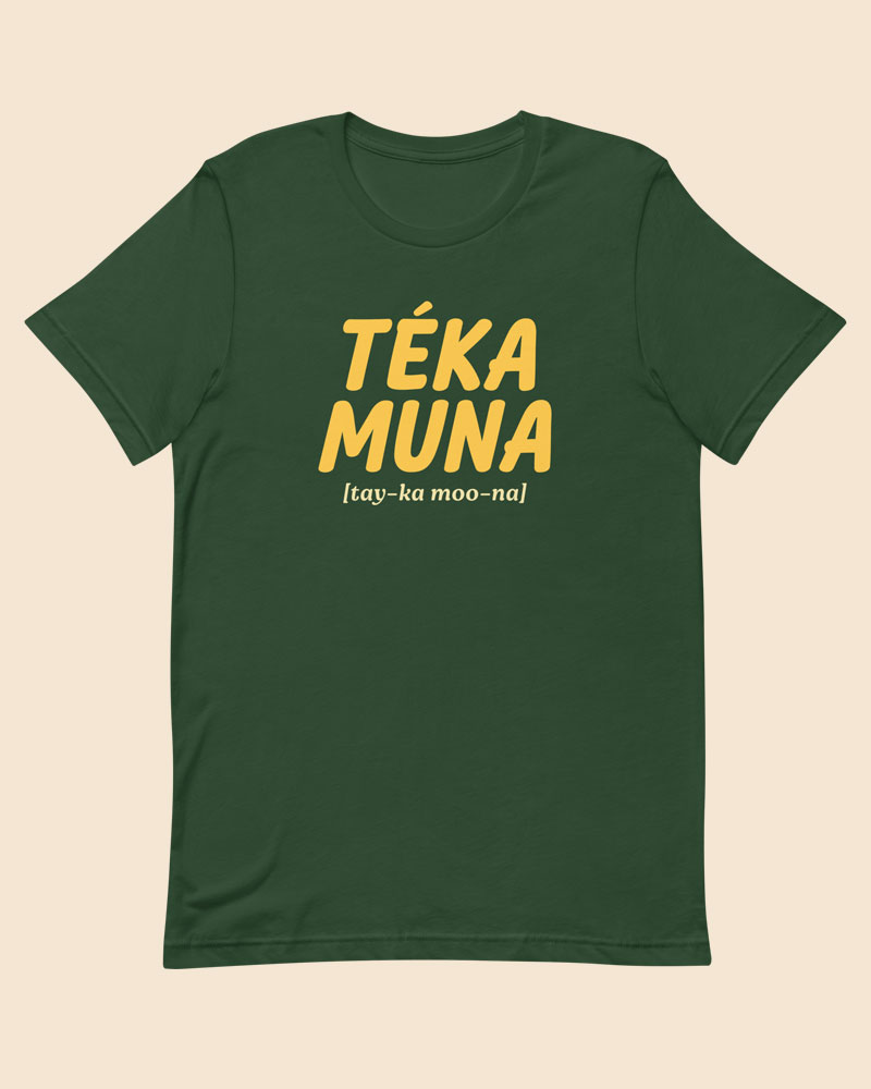 Forest green t-shirt product photo