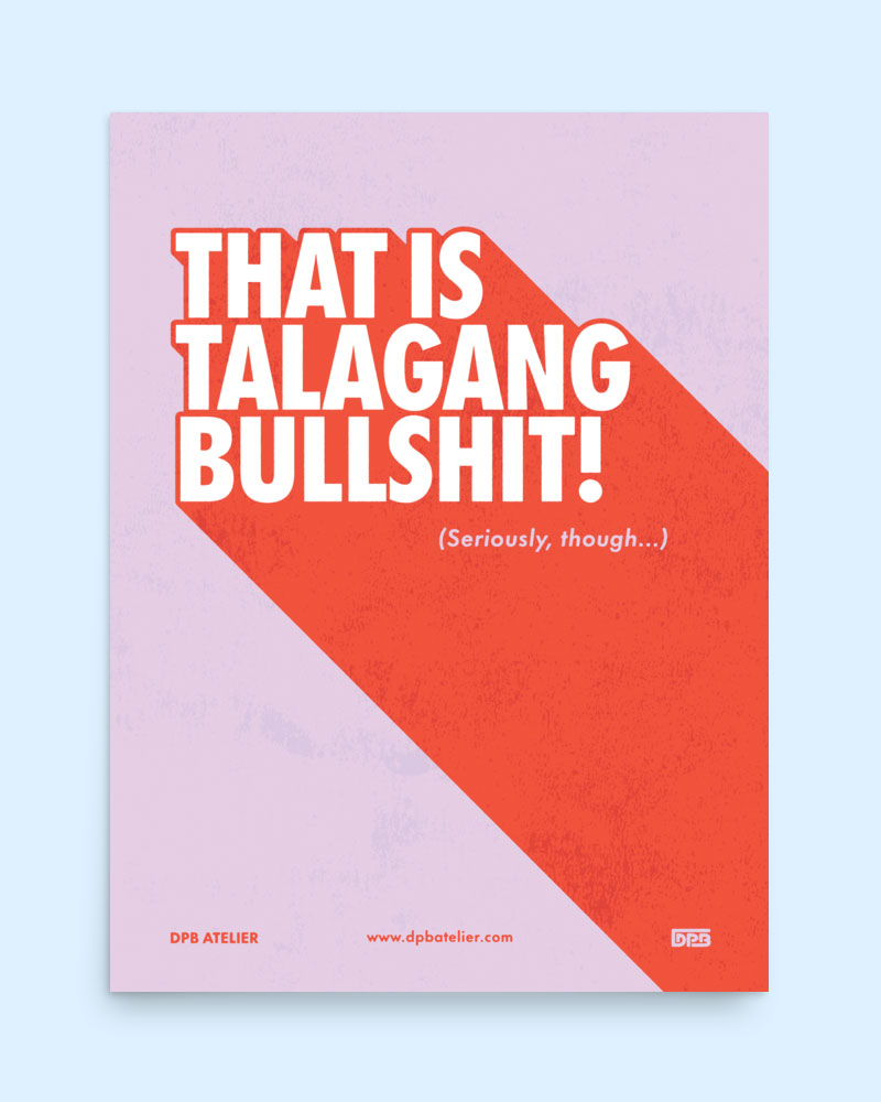 18 by 24 inch poster with pink and red design