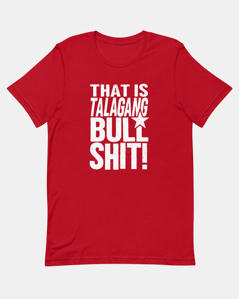 Red t-shirt product photo