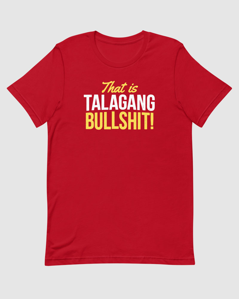 Red t-shirt product photo