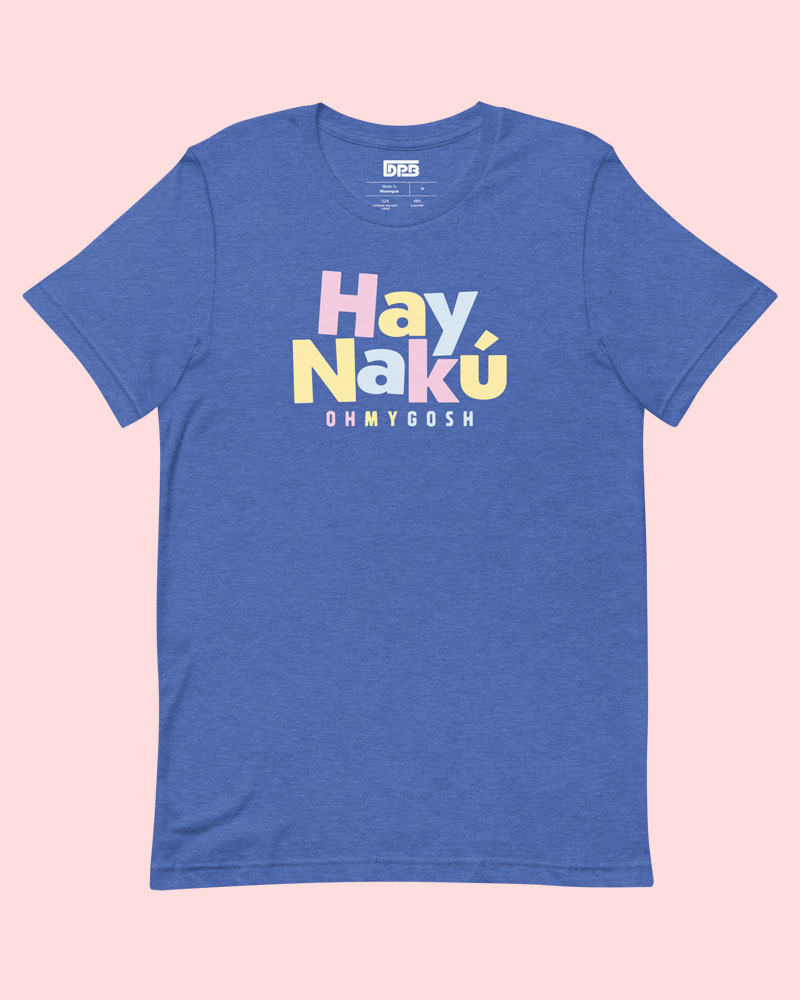 Heather blue t-shirt product photo