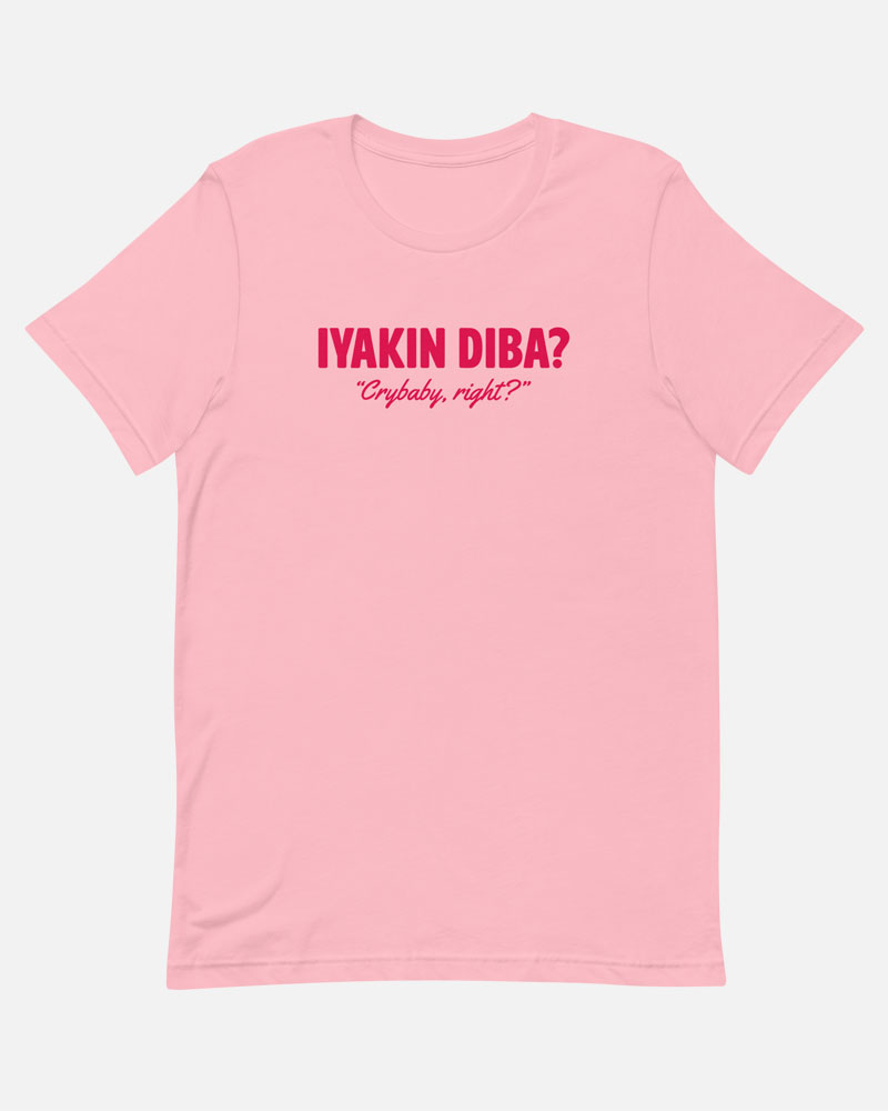 Pink t-shirt product photo