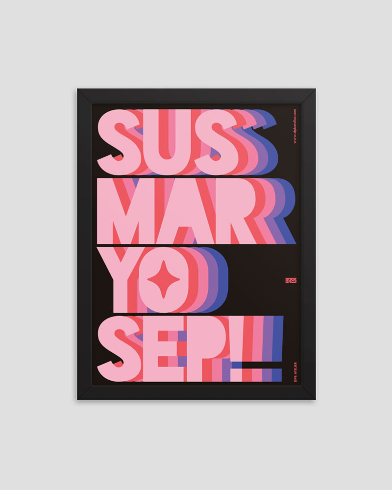 12 by 16 inch poster with black frame