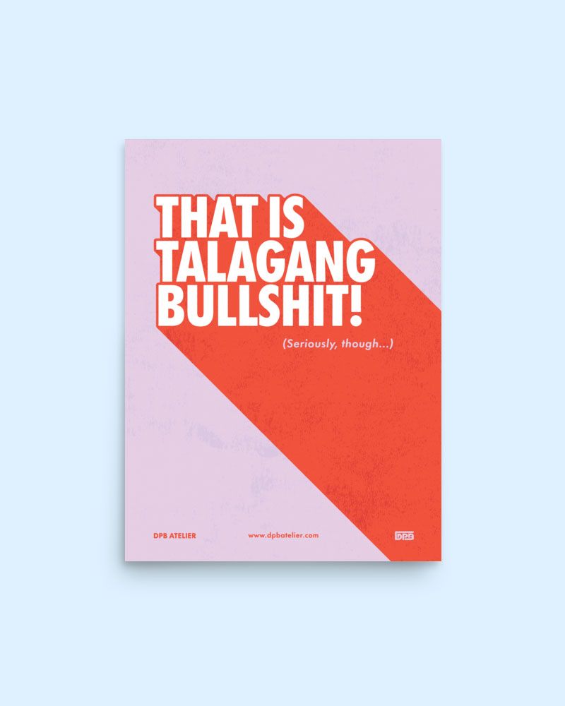 12 by 16 inch poster with pink and red design