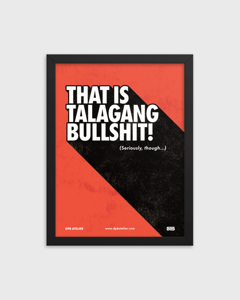 12 by 16 inch poster with red and black design and black frame