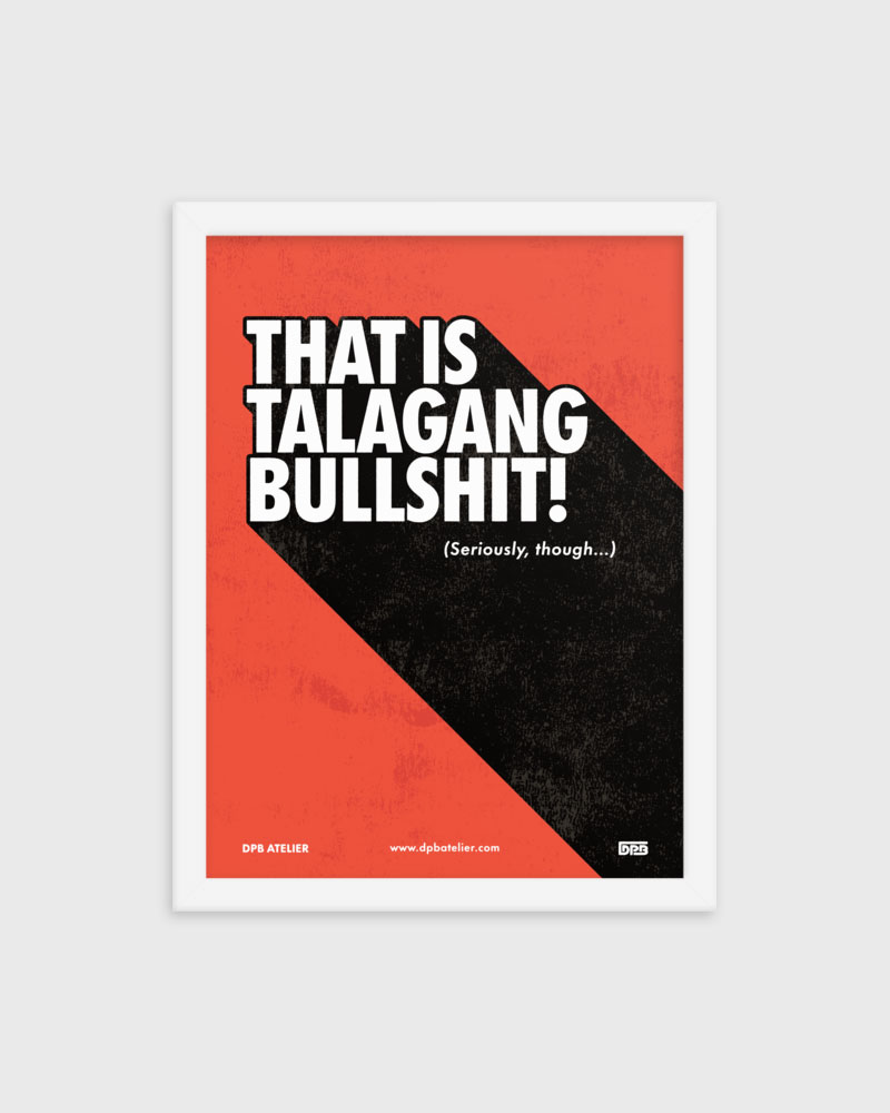 12 by 16 inch poster with red and black design and white frame