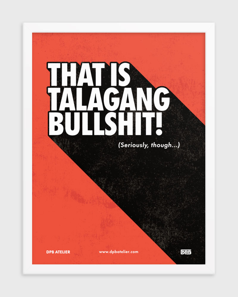 18 by 24 inch poster with red and black design and white frame